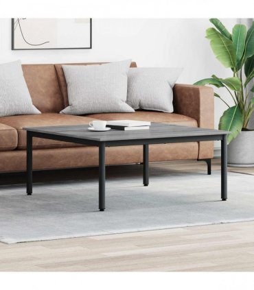 vidaXL Coffee Table Grey Sonoma 100 x 100 x 45 cm Engineered Wood