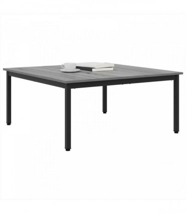 vidaXL Coffee Table Grey Sonoma 100 x 100 x 45 cm Engineered Wood