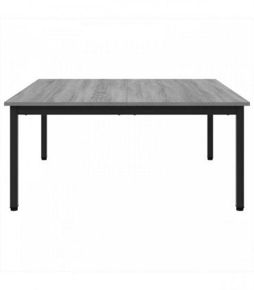vidaXL Coffee Table Grey Sonoma 100 x 100 x 45 cm Engineered Wood