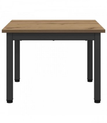 vidaXL Coffee Table Artisian Oak 50 x 50 x 36 cm Engineered Wood — Colour: Artisan oak