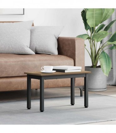 vidaXL Coffee Table Artisian Oak 60 x 30 x 36 cm Engineered Wood — Colour: Artisan oak