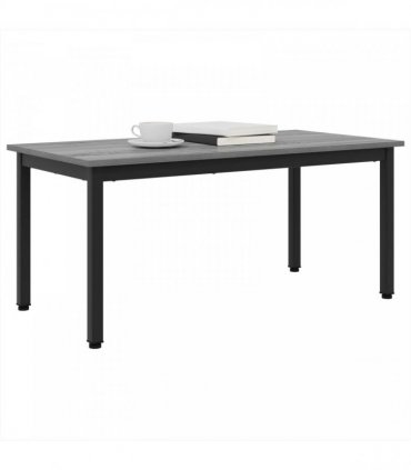 vidaXL Coffee Table Grey Sonoma 100 x 50 x 45 cm Engineered Wood