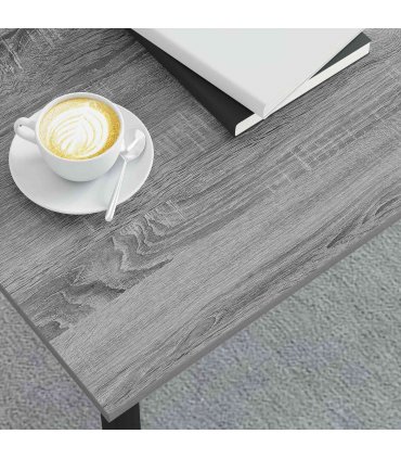 vidaXL Coffee Table Grey Sonoma 100 x 50 x 45 cm Engineered Wood