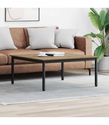 vidaXL Coffee Table Artisian Oak 100 x 100 x 45 cm Engineered Wood — Colour: Artisan oak