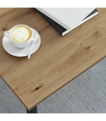 vidaXL Coffee Table Artisian Oak 100 x 100 x 45 cm Engineered Wood — Colour: Artisan oak
