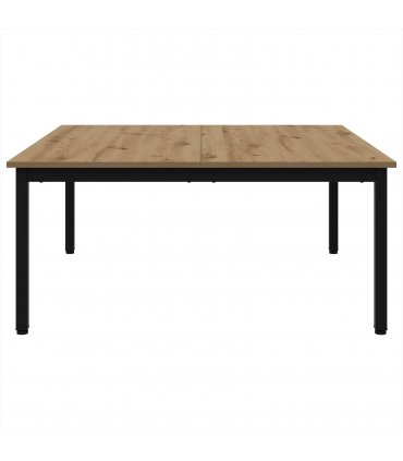 vidaXL Coffee Table Artisian Oak 100 x 100 x 45 cm Engineered Wood — Colour: Artisan oak