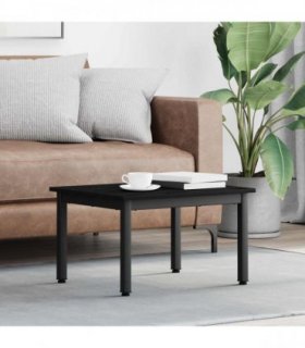 vidaXL Coffee Table Black Oak 60 x 50 x 36 cm Engineered Wood