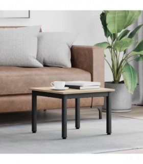 vidaXL Coffee Table Sonoma 50 x 50 x 36 cm Engineered Wood — Colour: Sonoma oak