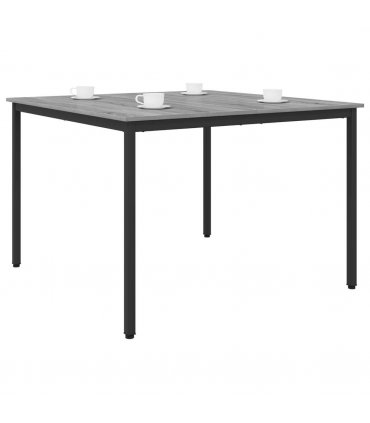 vidaXL Dining Tables 110 x 110 x 75 cm METAL — Colour: Grey sonoma