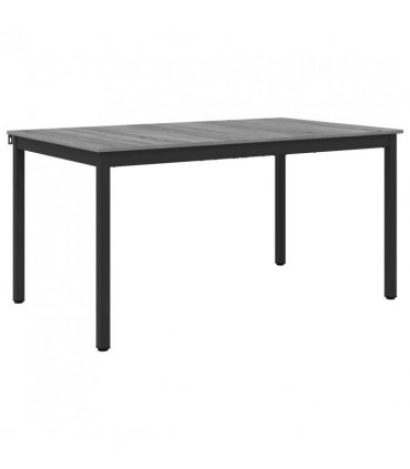 vidaXL Dining Tables 150 x 78 x 75 cm METAL — Colour: Grey sonoma, Size: 150 x 90 x 75 cm