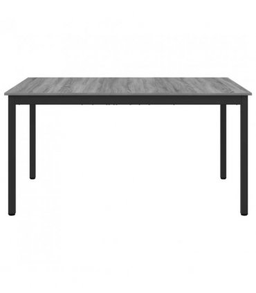 vidaXL Dining Tables 150 x 78 x 75 cm METAL — Colour: Grey sonoma, Size: 150 x 90 x 75 cm