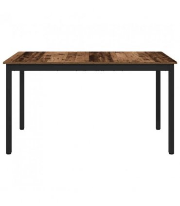 vidaXL Dining Tables 140 x 80 x 75 cm METAL — Colour: Old wood