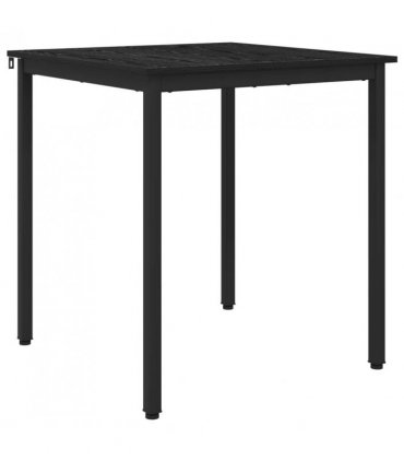 vidaXL Dining Tables 70 x 70 x 75 cm METAL — Colour: Black oak