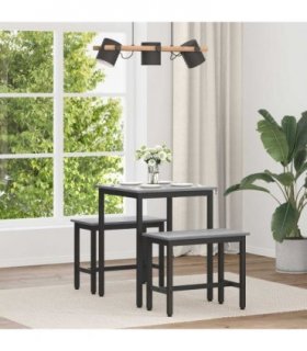 vidaXL Dining Tables 60 x 60 x 75 cm METAL — Colour: Grey sonoma