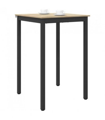 vidaXL Standing Bar Table Engineered Wood — Colour: Sonoma oak, Size: 70 x 70 x 105 cm