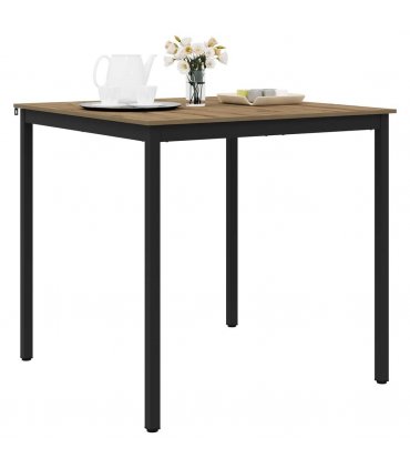 vidaXL Standing Bar Table Engineered Wood — Colour: Artisan oak, Size: 110 x 110 x 105 cm