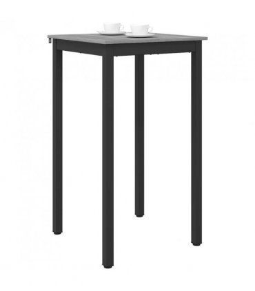 vidaXL Standing Bar Table Engineered Wood — Colour: Grey sonoma, Size: 60 x 60 x 105 cm