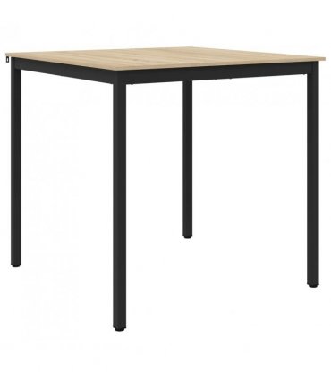 vidaXL Standing Bar Table Engineered Wood — Colour: Sonoma oak, Size: 110 x 110 x 105 cm