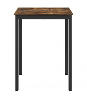 vidaXL Standing Bar Table Engineered Wood — Colour: Smoked oak, Size: 80 x 80 x 105 cm