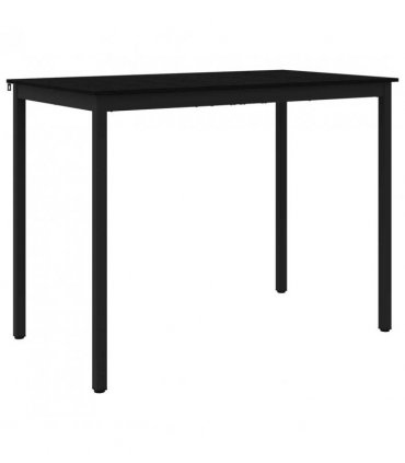 vidaXL Standing Bar Table Engineered Wood — Colour: Black oak, Size: 140 x 80 x 105 cm