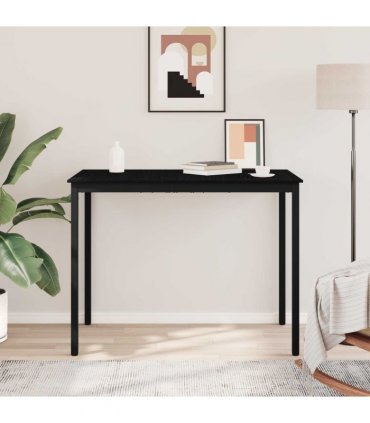 vidaXL Standing Bar Table Engineered Wood — Colour: Black oak, Size: 140 x 80 x 105 cm