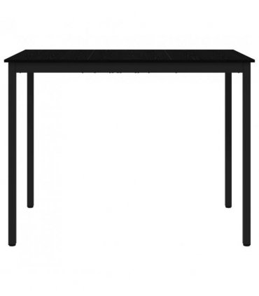 vidaXL Standing Bar Table Engineered Wood — Colour: Black oak, Size: 140 x 80 x 105 cm