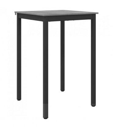 vidaXL Standing Bar Table Engineered Wood — Colour: Grey sonoma, Size: 70 x 70 x 105 cm