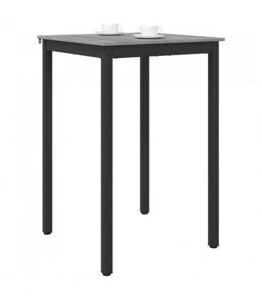 vidaXL Standing Bar Table Engineered Wood — Colour: Grey sonoma, Size: 70 x 70 x 105 cm