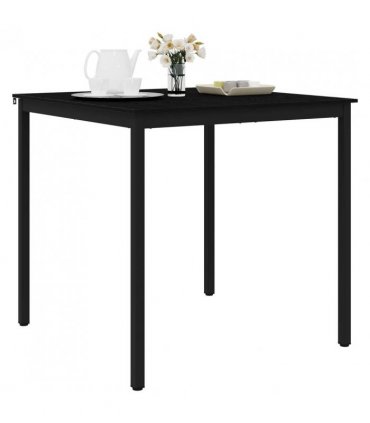 vidaXL Standing Bar Table Engineered Wood — Colour: Black oak, Size: 110 x 110 x 105 cm