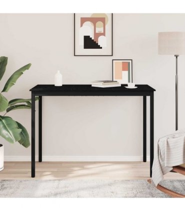 vidaXL Standing Bar Table Engineered Wood — Colour: Black oak, Size: 110 x 110 x 105 cm