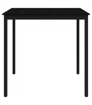 vidaXL Standing Bar Table Engineered Wood — Colour: Black oak, Size: 110 x 110 x 105 cm