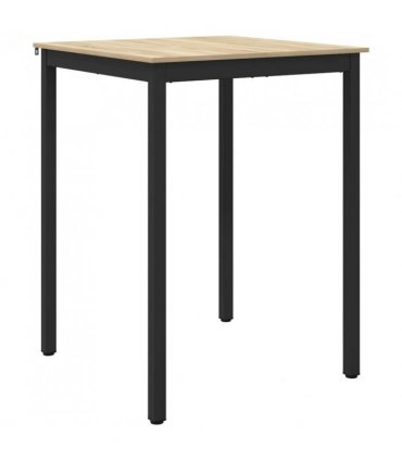 vidaXL Standing Bar Table Engineered Wood — Colour: Sonoma oak, Size: 80 x 80 x 105 cm