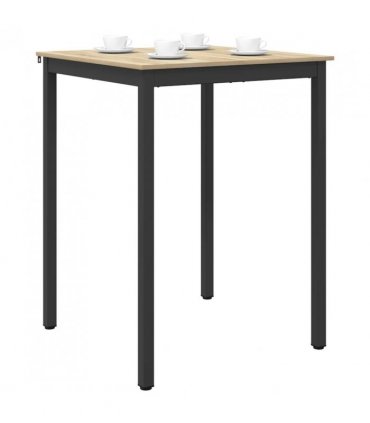 vidaXL Standing Bar Table Engineered Wood — Colour: Sonoma oak, Size: 80 x 80 x 105 cm