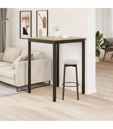 vidaXL Standing Bar Table Engineered Wood — Colour: Sonoma oak, Size: 80 x 80 x 105 cm