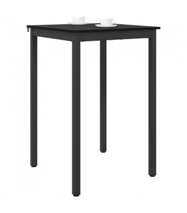 vidaXL Standing Bar Table Engineered Wood — Colour: Black oak, Size: 70 x 70 x 105 cm