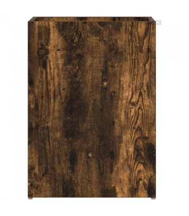 vidaXL Umbrella Stand Smoked Oak 40 x 20 x 55.5 cm Engineered Wood