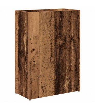 vidaXL Umbrella Stand Old Wood 40 x 20 x 55.5 cm Engineered Wood