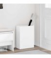 vidaXL Umbrella Stand White 40 x 20 x 55.5 cm Engineered Wood