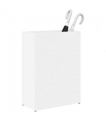 vidaXL Umbrella Stand White 40 x 20 x 55.5 cm Engineered Wood