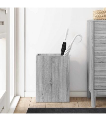 vidaXL Umbrella Stand Grey Sonoma 40 x 20 x 55.5 cm Engineered Wood