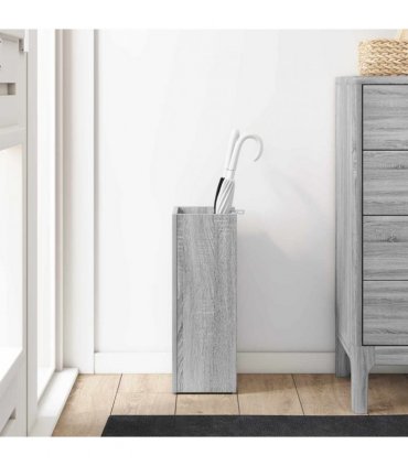 vidaXL Umbrella Stand Grey Sonoma 20 x 20 x 55.5 cm Engineered Wood