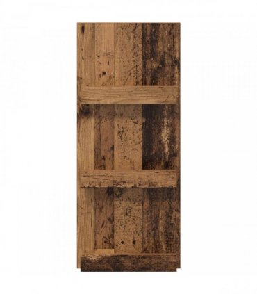 vidaXL Magazine Rack Old Wood 43 x 11 x 102 cm Engineered Wood