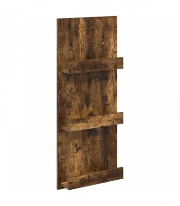 vidaXL Magazine Rack Smoked Oak 43 x 11 x 102 cm Engineered Wood
