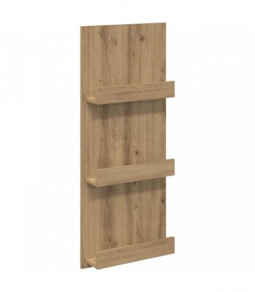 vidaXL Magazine Rack Artisan Oak 43 x 11 x 102 cm Engineered Wood