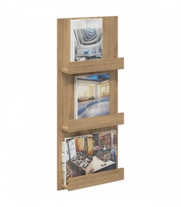 vidaXL Magazine Rack Artisan Oak 43 x 11 x 102 cm Engineered Wood