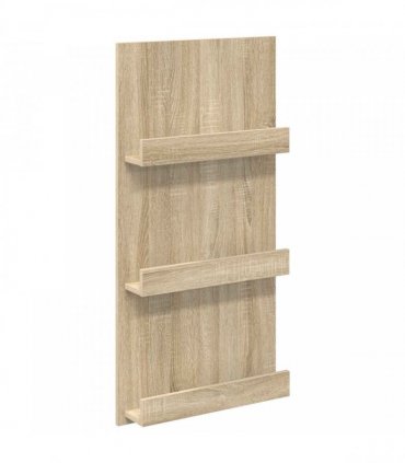 vidaXL Magazine Rack Sonoma Oak 51 x 11 x 102 cm Engineered Wood