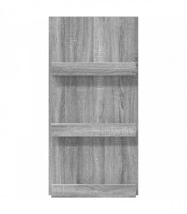 vidaXL Magazine Rack Grey Sonoma 51 x 11 x 102 cm Engineered Wood