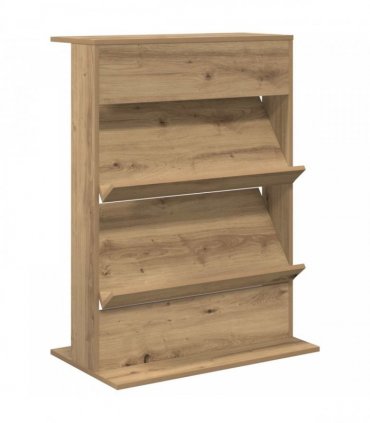 vidaXL Magazine Rack Artisan Oak 70 x 41 x 96 cm Engineered Wood