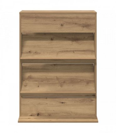 vidaXL Magazine Rack Artisan Oak 70 x 41 x 96 cm Engineered Wood