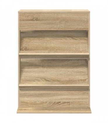 vidaXL Magazine Rack Sonoma Oak 70 x 41 x 96 cm Engineered Wood